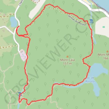 Itinéraire Sentier du Rorota, distance, dénivelé, altitude, carte, profil, trace GPS