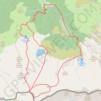 Itinéraire Pic de Montabone par Hillette / Alet, distance, dénivelé, altitude, carte, profil, trace GPS