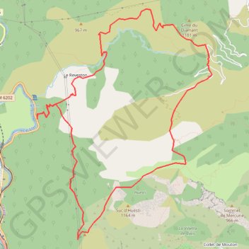 Itinéraire Madone d'Utelle, Depuis le Reveston (Vallée du Var), distance, dénivelé, altitude, carte, profil, trace GPS