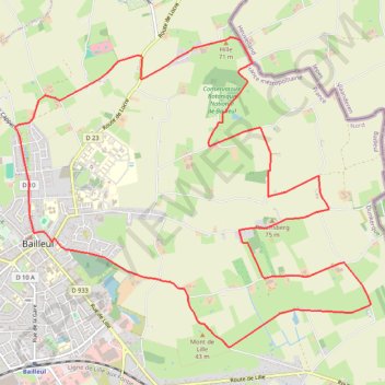 Itinéraire Sentier du Ravensberg, distance, dénivelé, altitude, carte, profil, trace GPS
