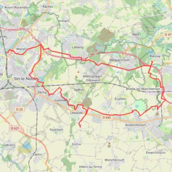 Itinéraire Chemin des galibots, distance, dénivelé, altitude, carte, profil, trace GPS