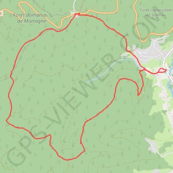 Itinéraire Rougivile, distance, dénivelé, altitude, carte, profil, trace GPS