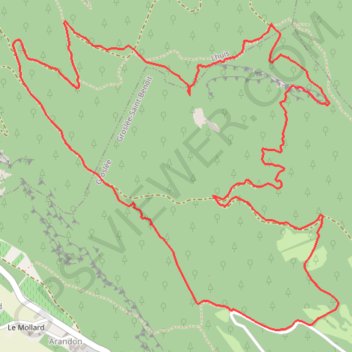 Itinéraire Montagne de Tentanet, distance, dénivelé, altitude, carte, profil, trace GPS