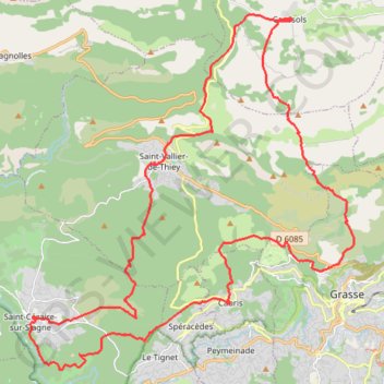 Itinéraire new, distance, dénivelé, altitude, carte, profil, trace GPS