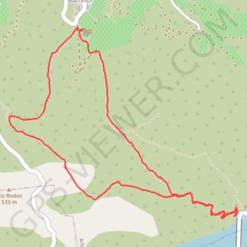 Itinéraire Du barrage de Vinça au Prieuré de Marcevols, distance, dénivelé, altitude, carte, profil, trace GPS