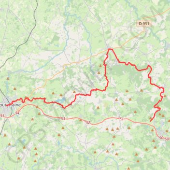 Itinéraire GT_VTT_23_VDef, distance, dénivelé, altitude, carte, profil, trace GPS