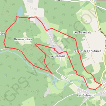 Itinéraire Beaumontais et vallon de la Doucinière, distance, dénivelé, altitude, carte, profil, trace GPS