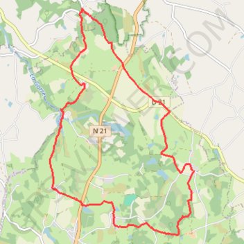 Itinéraire Circuit des templiers et hospitaliers, distance, dénivelé, altitude, carte, profil, trace GPS