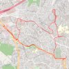 Itinéraire Petite balade rapide sur les hauteurs d'Antibes, distance, dénivelé, altitude, carte, profil, trace GPS