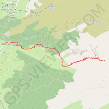 Itinéraire L'Étale, distance, dénivelé, altitude, carte, profil, trace GPS