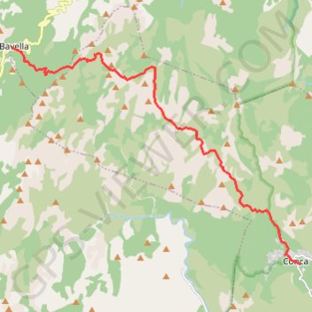 Itinéraire 11ème étape du GR20, distance, dénivelé, altitude, carte, profil, trace GPS