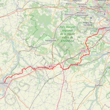 Itinéraire Chemin de Charles Péguy, distance, dénivelé, altitude, carte, profil, trace GPS