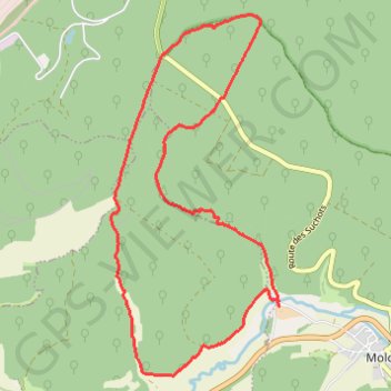 Itinéraire track, distance, dénivelé, altitude, carte, profil, trace GPS