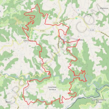 Itinéraire Etables 2023-VTT 55 KM LE GRAAL-16478967, distance, dénivelé, altitude, carte, profil, trace GPS
