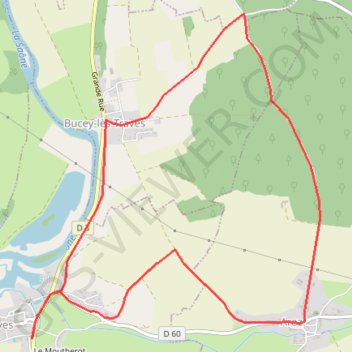 Itinéraire La pierre percée d'Aroz, distance, dénivelé, altitude, carte, profil, trace GPS