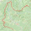 Itinéraire Vosges la totale sauf la fin, distance, dénivelé, altitude, carte, profil, trace GPS