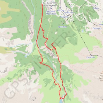 Itinéraire RSPG Lac de sainte Marguerite, distance, dénivelé, altitude, carte, profil, trace GPS