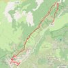 Itinéraire Mt St Baudille et Piochs de la Séranne en traversée, distance, dénivelé, altitude, carte, profil, trace GPS