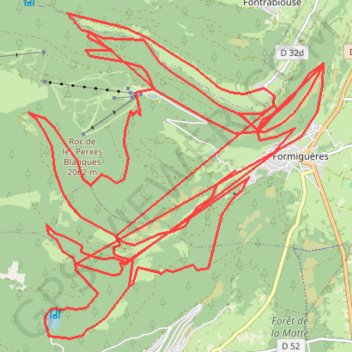 Itinéraire Balades autour de Formiguères, distance, dénivelé, altitude, carte, profil, trace GPS