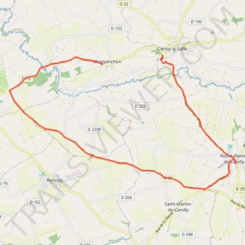 Itinéraire Rando St laurent, distance, dénivelé, altitude, carte, profil, trace GPS