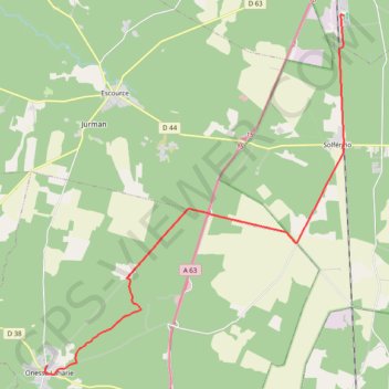 Itinéraire La voie de Tours (GR 655), distance, dénivelé, altitude, carte, profil, trace GPS