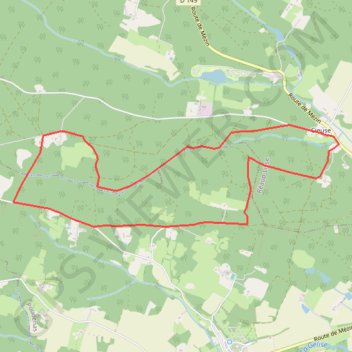 Itinéraire Cieuse et le château de Conques, distance, dénivelé, altitude, carte, profil, trace GPS