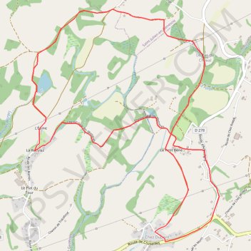 Itinéraire Le tour des étangs depuis Le Chaumet, distance, dénivelé, altitude, carte, profil, trace GPS