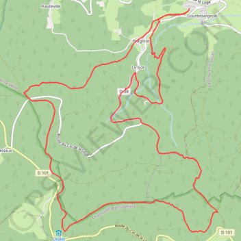 Itinéraire Ventuel - Saint-Jean-La-Vêtre, distance, dénivelé, altitude, carte, profil, trace GPS