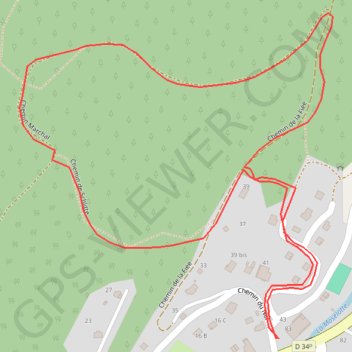Itinéraire NewTrack, distance, dénivelé, altitude, carte, profil, trace GPS