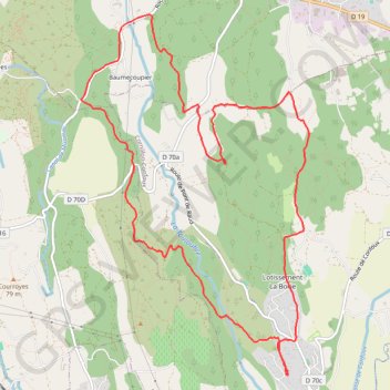 Itinéraire S'amuser à Cornillon-Confoux, distance, dénivelé, altitude, carte, profil, trace GPS