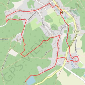Itinéraire Cuise-la-Motte, distance, dénivelé, altitude, carte, profil, trace GPS