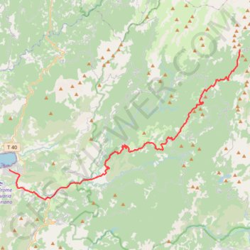 Itinéraire Propiano - Solenzara - Étape 1, distance, dénivelé, altitude, carte, profil, trace GPS