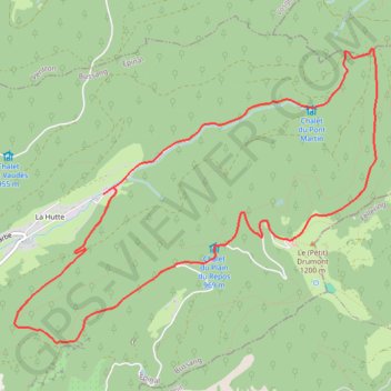 Itinéraire Le Drumont par la Hutte - Bussang, distance, dénivelé, altitude, carte, profil, trace GPS