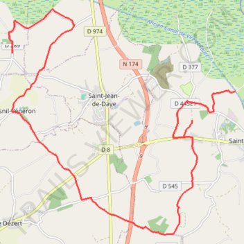 Itinéraire Nouveau parcours, distance, dénivelé, altitude, carte, profil, trace GPS