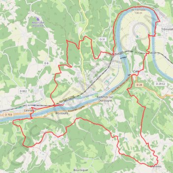 Itinéraire Trail des Bastides, distance, dénivelé, altitude, carte, profil, trace GPS