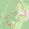 Itinéraire Charmant Som en boucle - Complètement à l'Ouest, distance, dénivelé, altitude, carte, profil, trace GPS