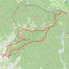 Itinéraire Baerenko^f, distance, dénivelé, altitude, carte, profil, trace GPS