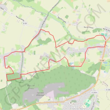 Itinéraire Circuit des Riez, distance, dénivelé, altitude, carte, profil, trace GPS