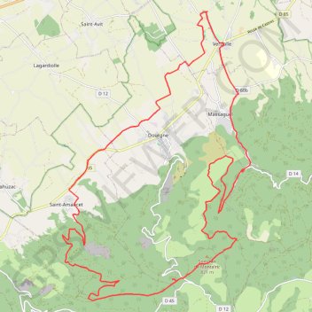 Itinéraire Entre Plaine et Montagne, distance, dénivelé, altitude, carte, profil, trace GPS