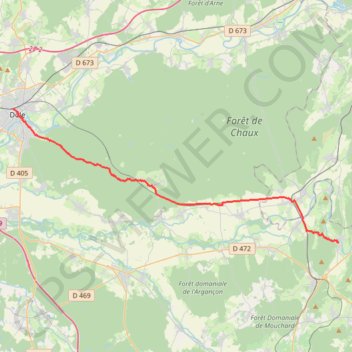 Itinéraire trace, distance, dénivelé, altitude, carte, profil, trace GPS