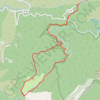 Itinéraire Maurin des Maures, Randonnée-Théâtre, distance, dénivelé, altitude, carte, profil, trace GPS