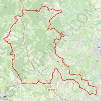 Itinéraire Morancé 100 K 2900 D, distance, dénivelé, altitude, carte, profil, trace GPS