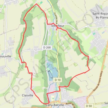 Itinéraire Autour de Caniel - Vittefleur, distance, dénivelé, altitude, carte, profil, trace GPS