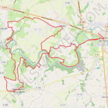 Itinéraire Moyen Circuit VTT, distance, dénivelé, altitude, carte, profil, trace GPS