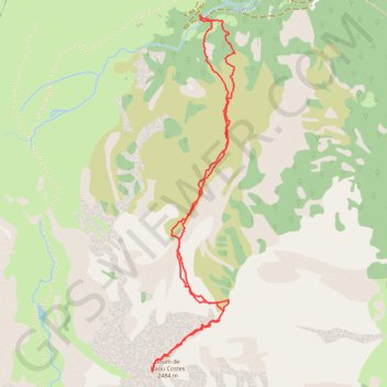 Itinéraire Soum de naou costes, distance, dénivelé, altitude, carte, profil, trace GPS