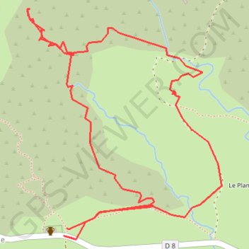 Itinéraire Lieude, distance, dénivelé, altitude, carte, profil, trace GPS