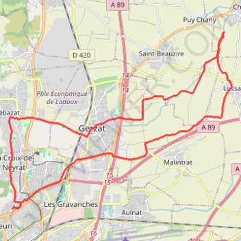 Itinéraire Marche dans la plaine, distance, dénivelé, altitude, carte, profil, trace GPS