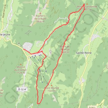 Itinéraire BOUCLE_BAUGES, distance, dénivelé, altitude, carte, profil, trace GPS