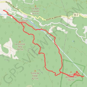 Itinéraire Les aiguilles de valbelle, distance, dénivelé, altitude, carte, profil, trace GPS