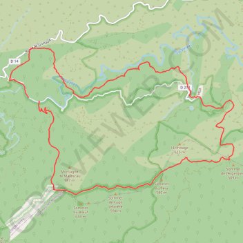 Itinéraire ACTIVE LOG, distance, dénivelé, altitude, carte, profil, trace GPS